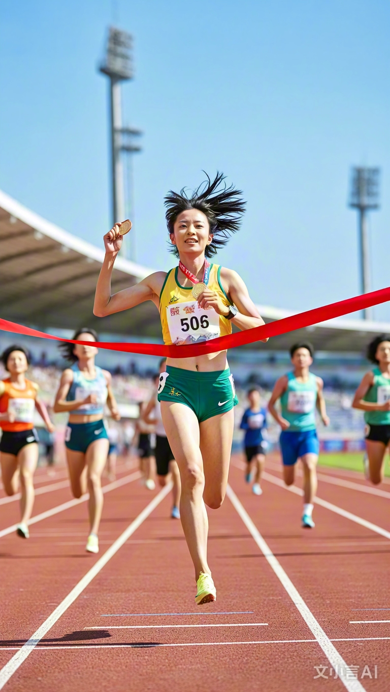 关于田径好手突破自我，登上领奖台的信息